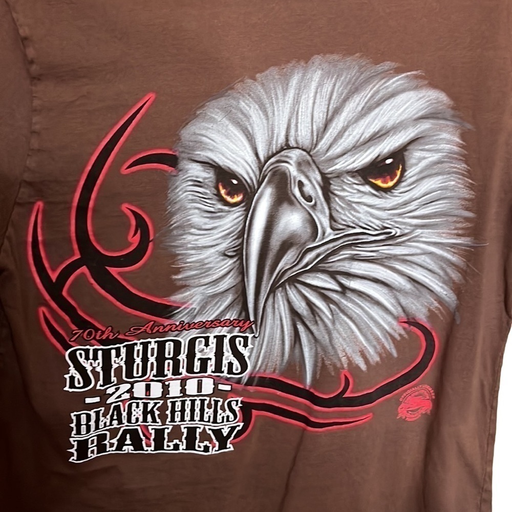 Harley Davidson Sturgis 70th Anniversary 2010 Tee Shirt